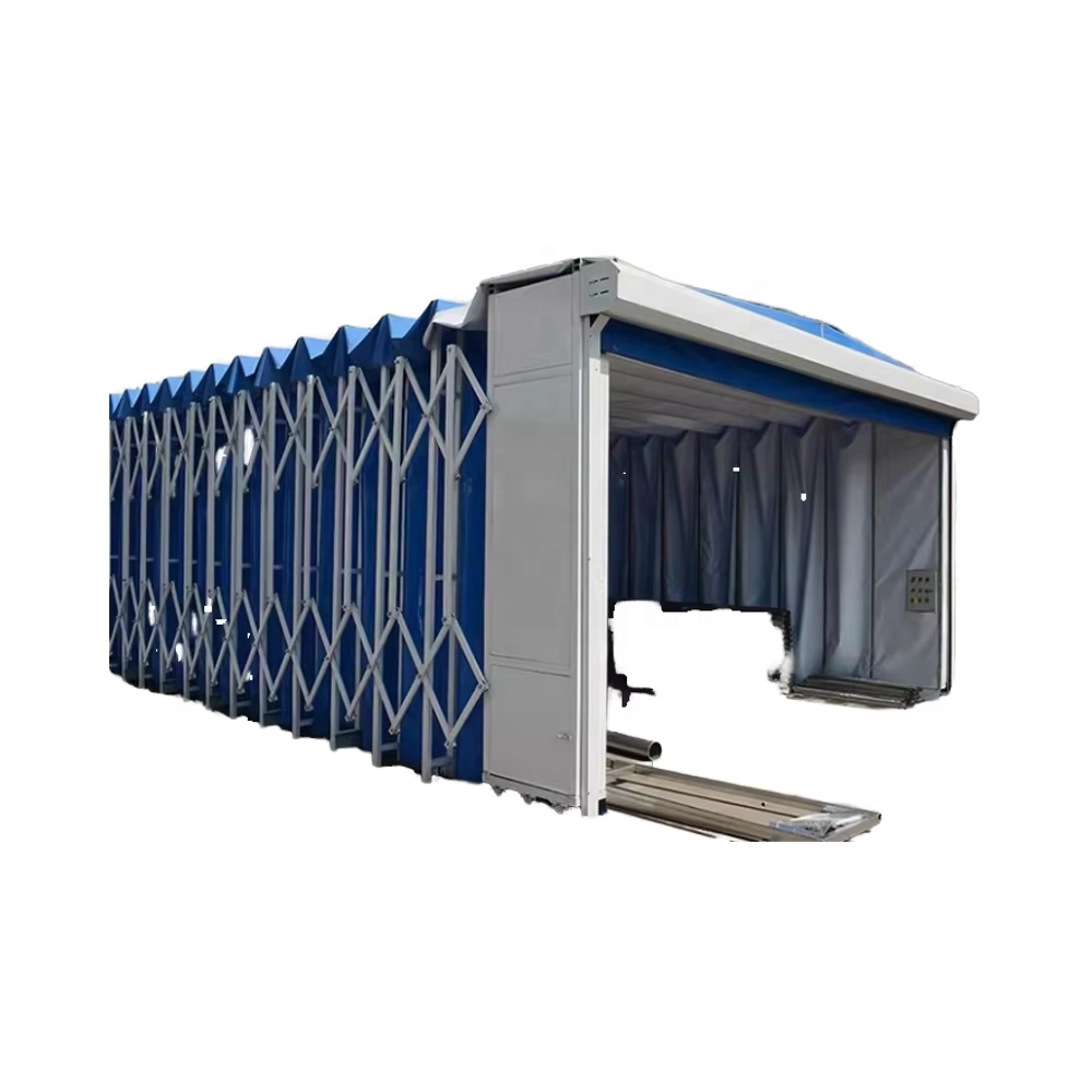 Top Sales Large Retractable Car Paint Booth Cabin Portable Spray Booth Car Painting with Filter System